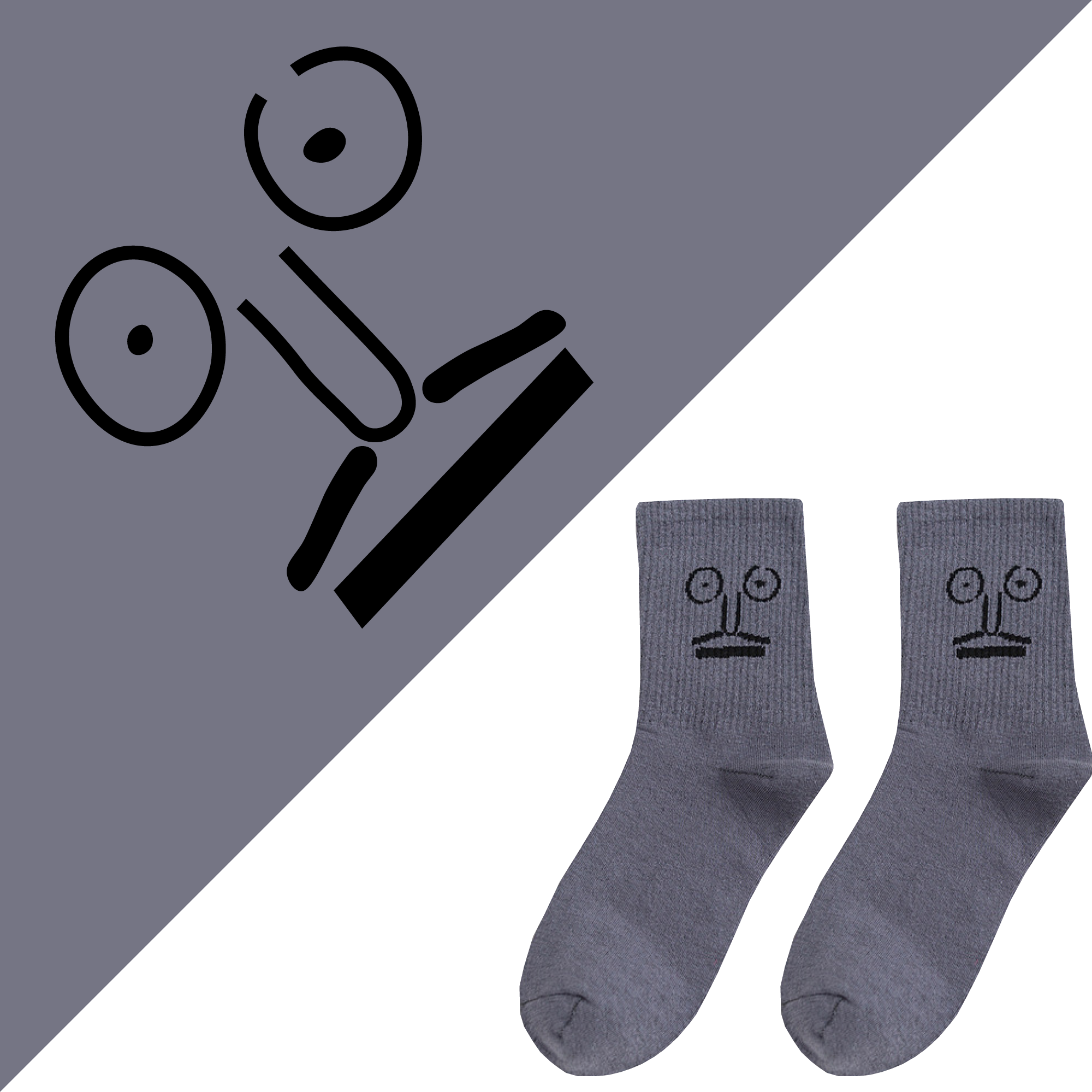 Unisex Simple Colored Socks With Funny Faces 35-42